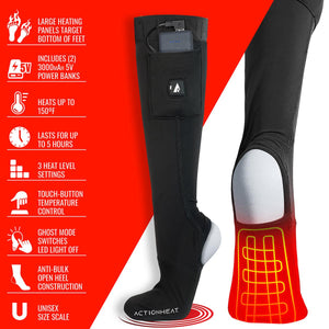 ActionHeat 5V Battery Heated Sock Covers