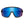 Smith Optics Wildcat Sunglasses ChromaPop Low Light Rose Blue Mirror - Matte Black Frame