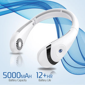 AlphaCool Carolina Panthers Wearable Personal Bladeless Neck Fan
