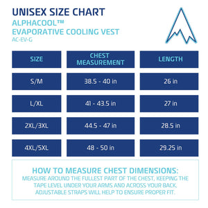 AlphaCool Evaporative Cooling Vest