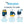 Dark blue and white cooler pouch by Kanga Coolers, demonstrating three ways to use for drinks or ice.