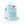 Light blue and white cooler pouch by Kanga Coolers with top handle, shoulder strap, and brand logos.
