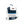 Navy and white soft cooler bag by Kanga Coolers, with a light blue accent stripe, 'KANGA' logos, top handle, and shoulder strap.