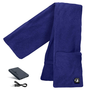 ActionHeat 5V Battery Heated Fleece Scarf with Pockets