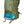 Asher 65L backpack by Kelty, olive green, with a blue sleeping bag in the open bottom compartment.