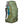 Olive green 65L hiking backpack by Kelty with multiple pockets, straps, and blue trekking poles attached to the side.