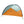 Orange and light blue sunshade with side wall by Kelty, featuring an arched design and two visible logos.