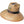 Men's wide-brimmed straw solar fan hat by Kool Breeze, featuring a gold-toned front fan, dark top solar panel, and black leather band with silver-toned studs.