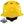 Yellow hard hat by Kool Breeze with front logo, top cooling vents, and black adjustable strap.
