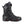 Black women's winter boot by Korkers, featuring Thinsulate insulation, waterproof design, and Boa lacing system, side view.