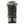 Women's black winter boot by Korkers, back view with grey faux fur trim, textured sides, and 'K' logo pull tab.