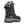 Black Women's Snowmageddon Boa Winter Boots by Korkers with grey Omni-TreX soles, faux fur trim, K logos, Thinsulate, and -30/400, side view.