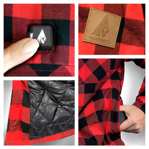 ActionHeat 5V Battery Heated Flannel Shirt