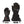 Lenz Women's Heated Gloves 9.0 Finger Cap with rcB 2000 Batteries - Front