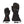 Lenz Women's Heated Mittens 9.0 Finger Cap with rcB 2000 Batteries - Front