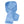 Light blue instant cooling neck wrap by Miracool, twisted and knotted, with a textured dot pattern and Occunomix logo.