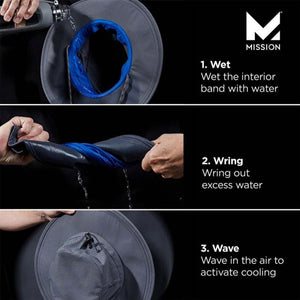 Mission Cooling Anywhere Boonie Hat (Blackout)