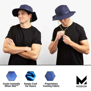 Mission Cooling Anywhere Boonie Hat (Blackout)