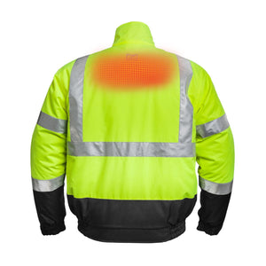 Mobile Warming 7.4V Men's Outdoor Worker Hi-Viz Heated Jacket