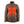 A brown women's heated puffer jacket by Mobile Warming with visible red heating elements on the chest.