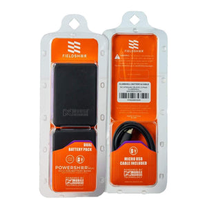 Mobile Warming Clamshell 5V Glove Battery - Pack of 2 - Black