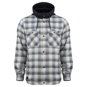 Mobile Warming Men's Flannel Hoodie Heated Jacket