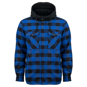 Mobile Warming Men's Flannel Hoodie Heated Jacket