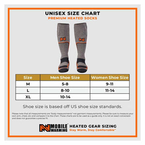 Mobile Warming Men's Merino 2.0 Heated Socks
