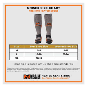 Mobile Warming Men's Pro Merino Heated Socks
