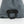 Cropped gray women's ski glove by Mobile Warming with a black webbing loop and embossed logo patch.