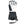 White and dark grey Women's Aerial Ski Gloves by Mobile Warming, featuring an elasticized wrist, adjustable strap, and attached wrist leash.