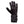 Black women's heated glove liner by Mobile Warming, featuring a wrist control button and brand tag.
