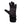 Black glove liner by Mobile Warming featuring smooth fabric, ribbed cuff, touchscreen fingertips, and a small red brand tag.