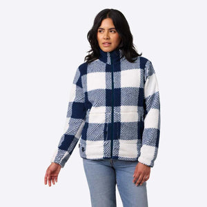 Mobile Warming Women's Upland Sherpa Printed Long Heated Jacket