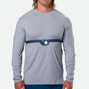 Nathan Luna Fire 400 RX Chest or Waist Run LED Light - Sailor Blue