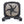 10-inch black battery camping fan by Treva with foldable base and visible inner light ring.