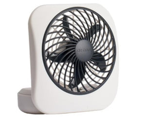 O2 Cool Treva 5" Battery Operated Portable Fan - Grey