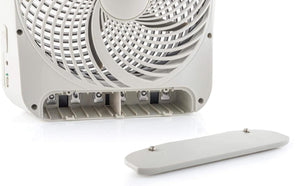 O2Cool Treva 10" Battery Operated Portable Fin Fan with AC Adapter