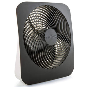 O2Cool Treva 10" Battery Operated Portable Fin Fan with AC Adapter - Front
