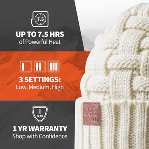 Gobi Heat Crest Women's 2 Zone Heated Beanie