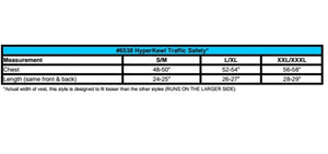 HyperKewl Evaporative Cooling Vest - Traffic Safety ANSI Class II Compliant