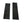 Two black ribbed cooling strips by Onyx Cool, featuring a vertical grooved texture on a white background.