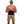 Black quilted back support by Onyx Cool, worn by a man in a grey cap and brown shorts.