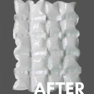White Maximo Gen II Coolpaks by Oro Sports, a sheet of interconnected pouches labeled AFTER.