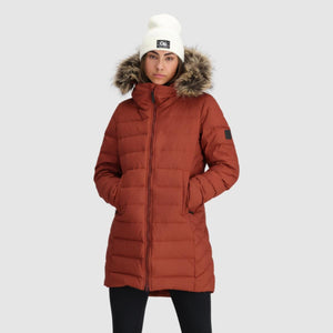 Outdoor Research Women's Coze Lux Down Parka (Bone, XS)