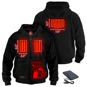 ActionHeat 5V Heavyweight Battery Heated Hoodie