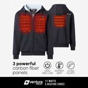 Venture Heat 7V Polar Fleece Battery Heated Hoodie - (Sizes S & XS)