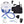 Polar Products Active Ice 3.0 Double Foot Pad Cold Therapy System with Programmable Digital Timer, 16 Quart Cooling Reservoir - Front
