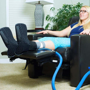 Polar Products Active Ice 3.0 Double Foot Pad Cold Therapy System with Programmable Digital Timer, 9 Quart Cooling Reservoir