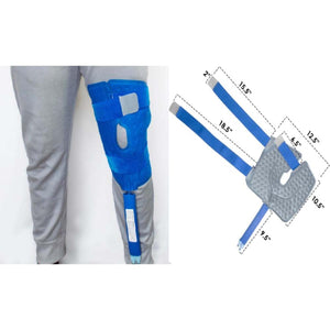 Polar Products Active Ice 3.0 Double Knee and Joint Pad Cold Therapy System with Programmable Digital Timer, 16 Quart Cooling Reservoir